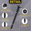 FIXLINK #14 x 2-7/8 Inch Exterior Deck Screws 55pcs, Heavy