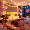 Quieres Ser Mi Novia Light Up Letters Proposing Decorations Set
