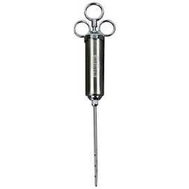 Man Law BBQ Products Man-INJ Basting/Seasoning Series 2.0 Ounce Marinade Injector-Stainless Steel, One Size