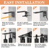 YogePote Sliding Gate Roller Guide, Slide Guide Wheels, Heavy Duty