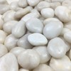 FANTIAN 20lb Decorative White Pebbles for Plants - 1.2-2" Natural