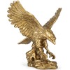 H&W Golden Eagle Statue, Flying Wild Bird Eagle Decorative Bronze