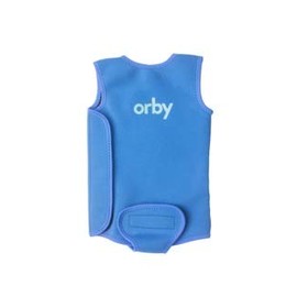 Orby Wrap Warm Neoprene Safe Baby Boy Pool Float Clothing Swimming Wet Suit (0-6 Months, Blue)