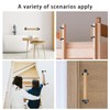 0.9Ft Wood Handrails for Indoor Stairs,Safety Non-Slip Stair Railing, Professional