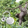 ENSIANTH The Sloth is a Symbol of (Sloth Keychain CA)