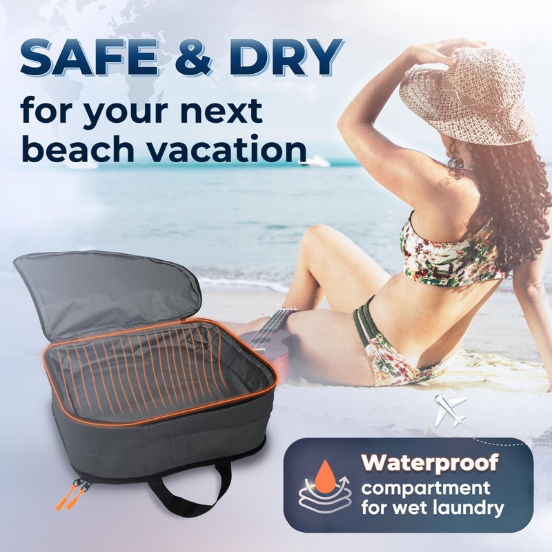 Compression Packing Cubes for Travel - Safe Space with Compression