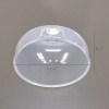 FixtureDisplays 11.4 Inch Microwave Splatter Cover Clear for Food with