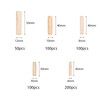 Tutuxio 550pcs Wooden Dowels Pins with 6/8/10/12mm Solid Hollow Dowel