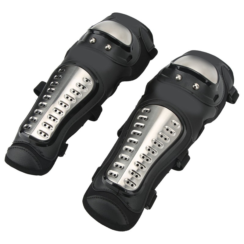 1 Pair Motorcycle Knee Pads Drop Resistance Rubber Cycling Protective