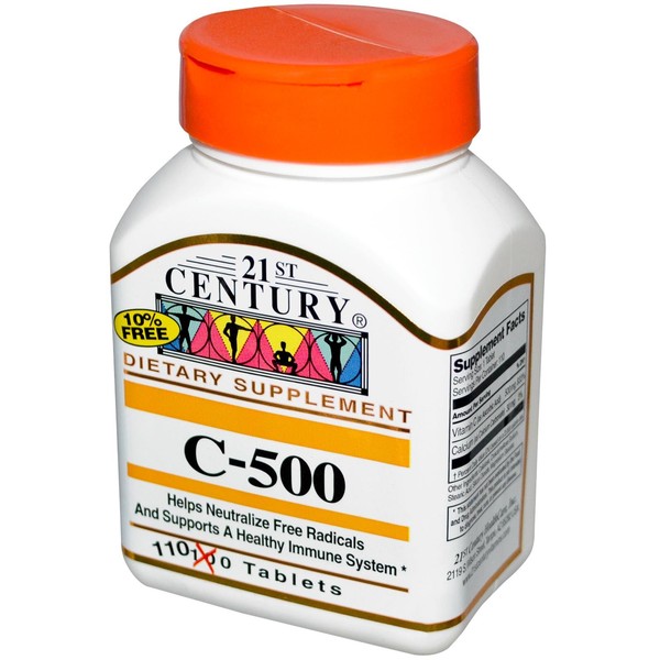 21st Century Vitamin C 500Mg 110 Ct