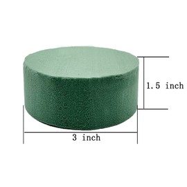 5 Pcs Floral Foam, MYYZMY 3 Inch Dry Wet Floral Foam Bricks Round for Artificial Flowers