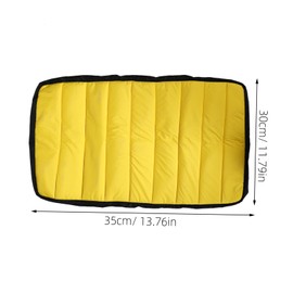 ORFOFE Agricultural Vehicle Tractor Seat Covers Lawn Mower Accessories Tractor Accessories Lawnmower Covers Tractor Seat Protector Riding Mower Accessories Yellow Polyester