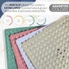 Yimobra Non-Slip Shower Mat with Suction Cups and Drain Holes