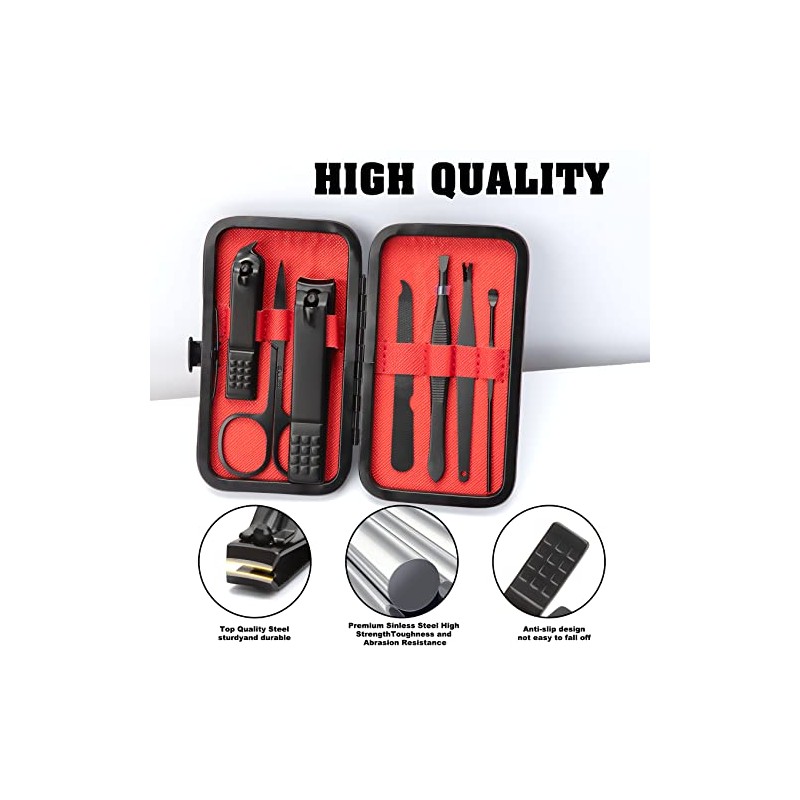 7-in-1 Travel Manicure Set with Portable Case