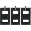 Fluval (3 Pack) Flex 15g Black Foam Filter Insert