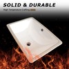 Lavie Craft Undermount Bathroom Sink,18" x 13" Rectangle Porcelain Finish