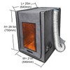 Multifunctional 3D Printer Enclosure w/Adjustable Ventilation Kit Eliminate Odors Tent