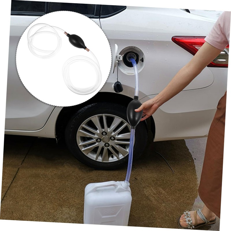 NOLITOY Hand Pump Portable Fuel Transfer Tool Lightweight Manual Siphon