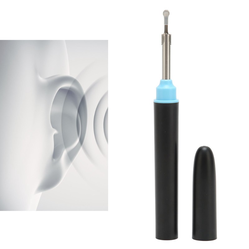 Earpick Endoscope 1080P IP67 Waterproof App Support Black Ear Cleaner