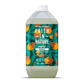 FAITH IN NATURE Natural Shampoo - Vegan & Cruelty Free, No SLS or Parabens - 169 fl oz Refill Pack, Jojoba