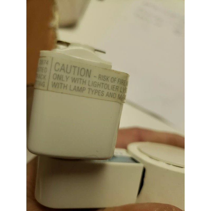 LIGHTOLIER 9223WH LYTESPAN TRACK LIGHTING PARR-FLEX RING, MATTE WHITE