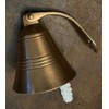 Ship Bell for Maritime Wall Decoration Burnished Brass