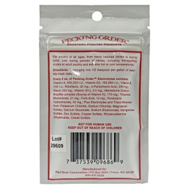 Pecking order Electrolytes Plus Vitamins & Trace Minerals for Chicks & Hens, Yellow