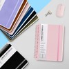 ABERLLS Pink Lined Spiral Journal Notebook with 160 Pages, 8×5.7in,