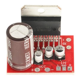 2 Pcs CD7379 Audio Amplifier Board Dual Channel Sound Amplifier Module DC 9V-15V 38W+38W High Power Stereo Amplifier for Speakers