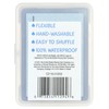 HOYLE'S WATER PROOF DURABLE CLEAR & BLUE PLASTIC PLAYING CARDS,