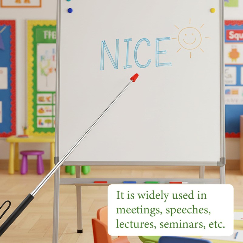 Expandable whiteboard Pointers, Telescopic Teachers Pointer Stick, Retractable Teaching-Pointer, Hand-Pointer