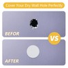 HOME MASTER HARDWARE 5" Wall Protector Round, 5 Pack Doorknob