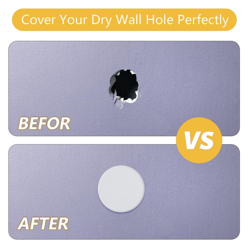 HOME MASTER HARDWARE 5" Wall Protector Round, 5 Pack Doorknob