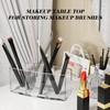 OWAYOTO Makeup Brush Holder Clear Organizer Acrylic Cosmetic Brushes Cosmetic