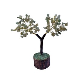 Green Aventurine Crystal Gemstone Tree Artificial Home Decor Crystal Tree Of Life Gift For Women & Men Spiritual 7 Inch