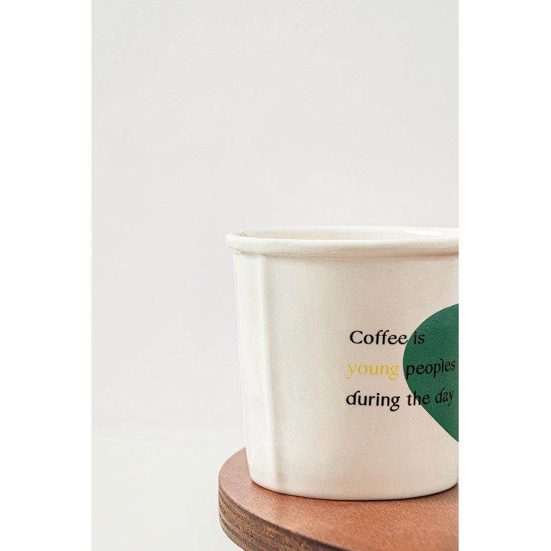 JIDOCB - Juego de 2 tazas de café de cerámica