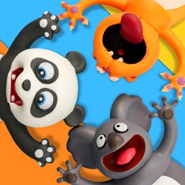 Funny 3PCS Wacky Pals Bookmarks - Cute Animal Bookmarks for Kids