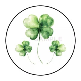 Unbranded St Patricks day clover envelope seals stickers labels tags party favors