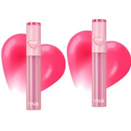 YNM 하트 광택 젤링 쿨톤 틴트 발색 02 앵두젤링 X2개 YNM Heart Gloss Gel-Like Cool Tone Tint Color 02 Cherry Gel X2 pcs