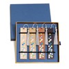 TSAXN 4 Pcs Wooden Bookmarks with Tassels, Painting Style Book