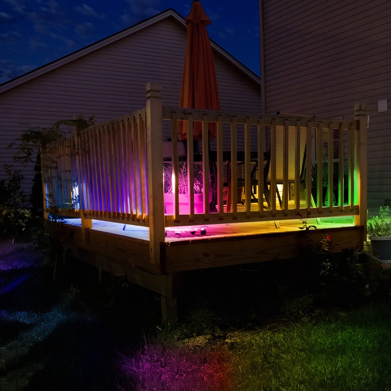 Monster 16.4ft Neon Flow Indoor/Outdoor Multi-Zone LED Light Strip, Create