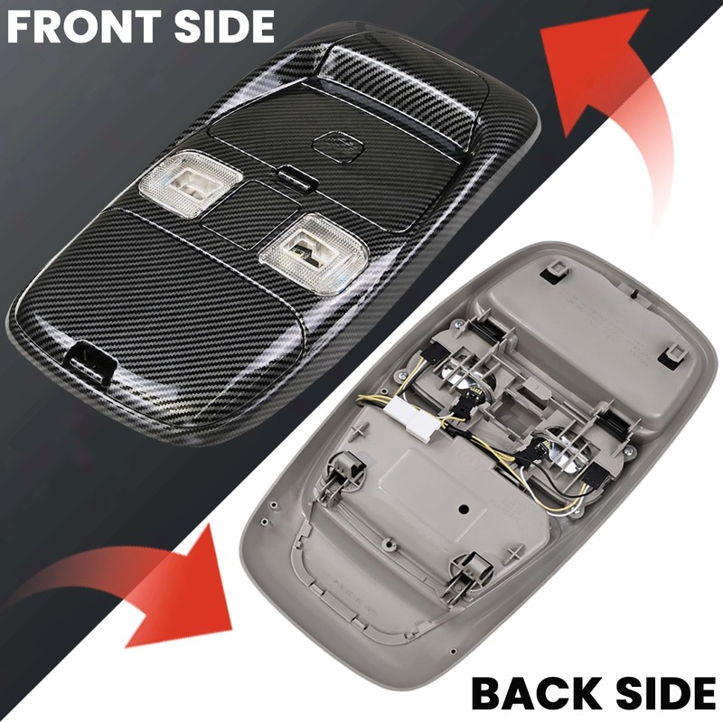 Cranviech LED Overhead Console Dome Light Compatible with Dodge Ram