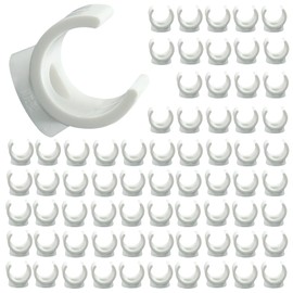 suiwotin 100pcs PEX Clamp 3/4 Inch Pipe Clamps, PVC Pipe Holder PEX Pipe Hangers for Water Pipes, Tubing, Hose Support Clamp Clip