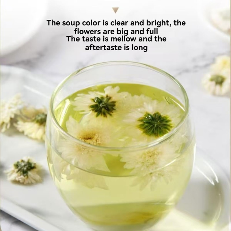 White Chrysanthemum Tea 3.52 OZ/100g,Flower Chrysanthemum Tea