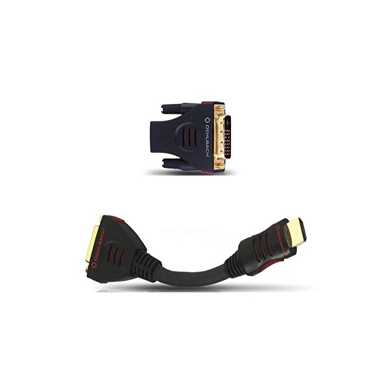 Oehlbach HS/DVI Adapter - Adapter HDMI Buchse (w) auf DVI-D