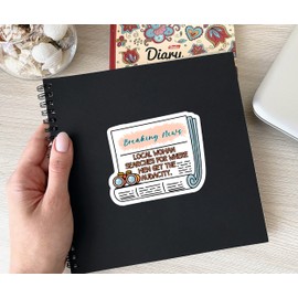 (3 Pcs) Local Woman Searches for Where Men Get The Audacity Sticker - The Audacity - Sarcasm - Breaking New Quote Sticker - Feminist - Strong Women - Decal 3 Inch for Laptop Water Bottles