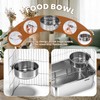 NEWTRY Stainless Steel Bunny Litter Box, Metal Grid & Deep