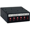 Buyers Products 6391106 Illuminated 6-Function On Switch Box, black
