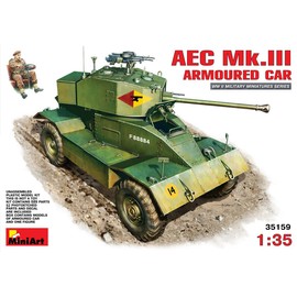 Miniart 1:35 Scale AEC Mk 3 Armoured Car Building kit (Multi-Colour)