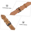 WOONEKY Leather Watch Band for Comfortable Breathable Ergonomic Design Fashionable